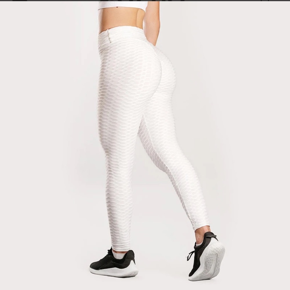 Ovahia Anti-Cellulite Push-up Leggings White XS/S